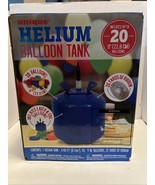 Unique Blue Helium Balloon Tank 4.98 Cu ft - Includes Nozzle (Empty) - $29.99