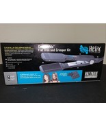 Helix Nano Silver Convertible Flat Iron And Crimper Kit - 4 Different Ir... - $1,314.26 MXN
