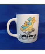 Vintage 1987 Nalpac By Talking Tops - Dadasaurous Dinosaur Coffee Mug - £22.05 GBP