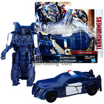 Year 2016 Transformers The Last Knight Series 1 Step Changer Figure BARRICADE - $29.99