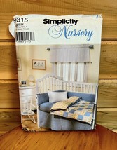 Simplicity Vintage Home Sewing Crafts Kit #9315 1990 Nursery - £7.65 GBP