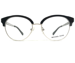 Michael Kors Eyeglasses Frames MK 3013 Anouk 1142 Black Silver Round 52-... - £29.60 GBP