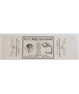 Vintage Early 1900&#39;s Dr. C.F.C. Mehlig&#39;s Saliva Controller Advertising B... - $185.43 MXN