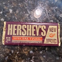 Vintage Rare Candy Wrapper Hershey Special Dark New &amp;  Improved - £25.22 GBP