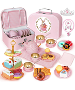 Tea Party Set for Little Girls, 49PCS Princess Tea Time Toys Including T... - €33,17 EUR