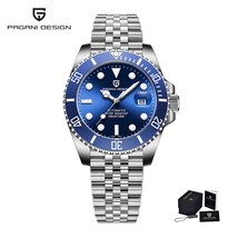 2 japan nh35 automatic watch men mechanical watches business stainless steel waterproof thumb200