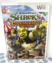 Shrek&#39;s Carnival Craze Party Games (Nintendo Wii, 2008) No Manual - £6.25 GBP