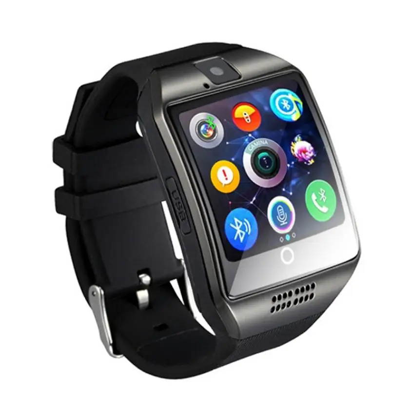 Smart watch clock Q18 SmartWatch Support Sim TF Card Phone Call Push Message Cam - $166.62