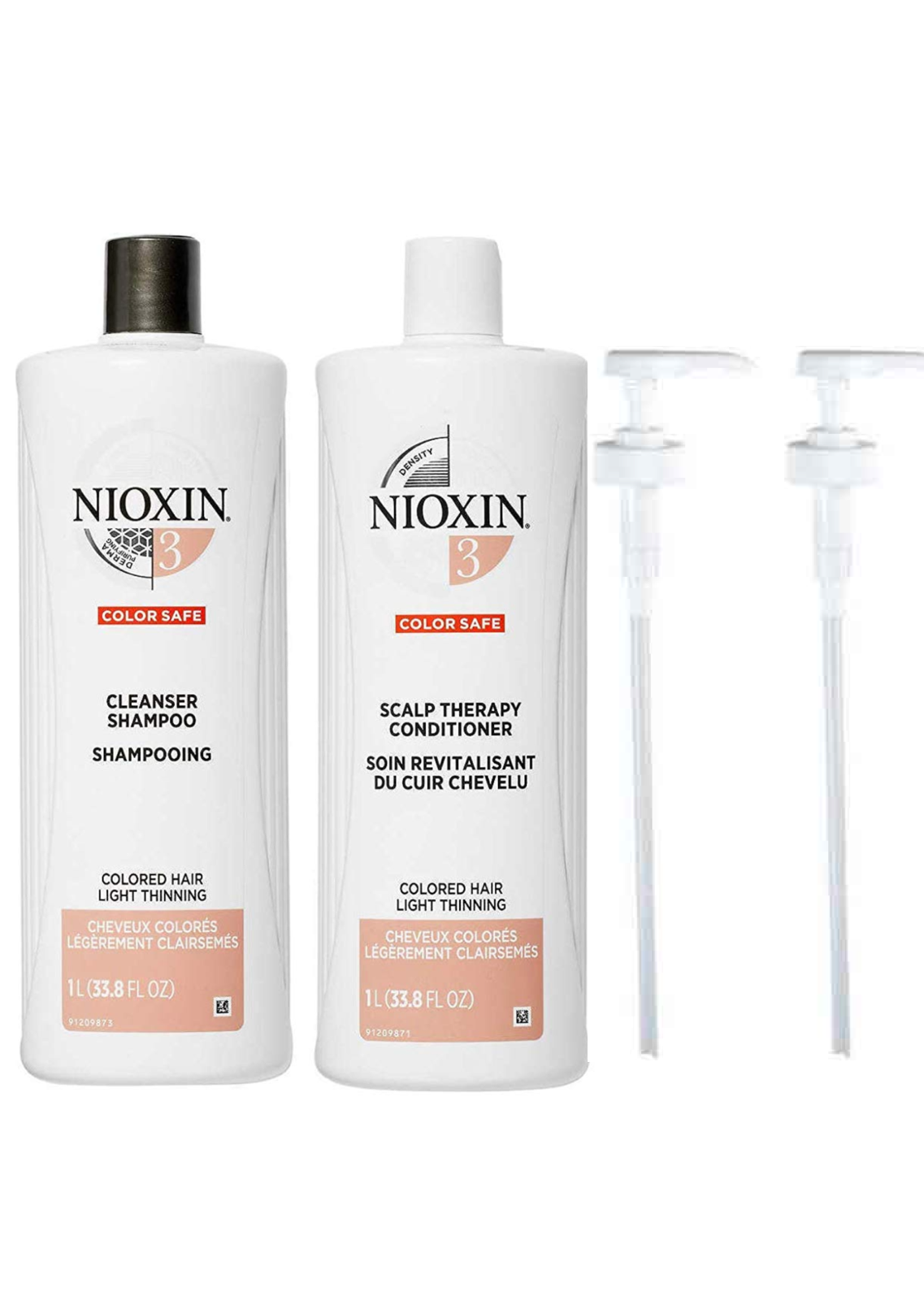 Nioxin System 3 Cleanser  & Scalp Therapy conditioner 33.8oz Duo 2 Pumps - $47.99