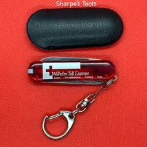 Red Translucent &quot;Wilhelm Tell Express&quot; Victorinox Classic SD Swiss Army Knife - £22.87 GBP