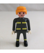 1997 Geobra Playmobil Firewoman 2.75&quot; Toy Figure - £10.62 GBP