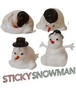 12 Pack - Sticky Snowman Kids Toy - Watch the Snowman Splat Flat and Bou... - £21.59 GBP