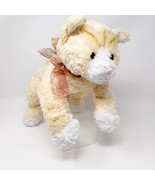 Gund TABBY THE CAT Floppy Plush 16” Cream Fur Stuffed Animal Soft - $375.32 MXN
