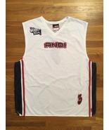 And1 And 1 One Mixtape Tour 2003 Basketball Hot Sauce 3 White Jersey 3XL... - £392.35 GBP
