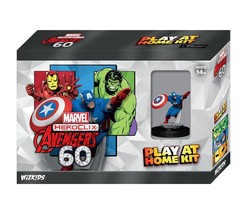 Marvel HeroClix: Avengers 60th Anniversary Play at Home Kit Captain America - £17.33 GBP