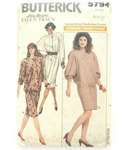 Butterick 5794 Sewing Pattern Linda Allard for Ellen Tracy Dress 8 - 12 Uncut FF - £9.74 GBP