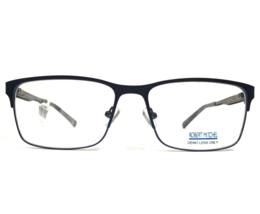 Robert Mitchel Eyeglasses Frames RM7002 NAVY Brown Blue Square 55-16-140 - £44.13 GBP