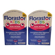 2x Florastor Kids Dual Action Probiotic Supplement 60 Sticks Total EXP 6/2026 - £14.00 GBP