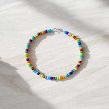 Multicolored Beaded Anklet - $7.99