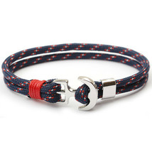 2020 New Ship Anchor Men Women Strand Bracelets Nautical Survival Rope Chain Par - £9.58 GBP