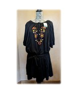 Roper Peasant Dress Black Embroidered Western Dress Women&#39;s Size 1X NWT - $59.92 CAD