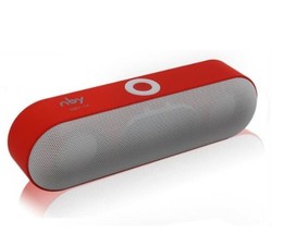 (Red) NBY Portable Wireless Bluetooth Speakers - $16.92