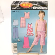 Vintage Sewing PATTERN Simplicity 3749, 2007 It&#39;s So Easy, Childrens Pullover - £6.20 GBP