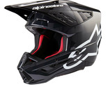 Alpinestars SM5 Corp Dark Grey Glossy Helmet MX Motocross Moto Adult Men... - £239.46 GBP