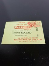 Unused Cristiani Wallace Brothers Circus adult general admission ticket - $6.87
