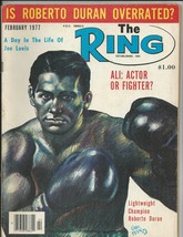 Boxing The Ring Feb. 1977 Roberto Duran Cover Art Ex+ - £2.02 GBP