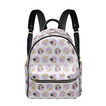 Mickey Play All Day - True Friends PU Leather Leisure Backpack School Daypack - £28.98 GBP