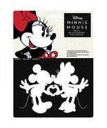 Disney Mickey And Minnie Mouse Die Cut Decal White - £8.58 GBP