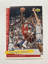 1993-94 Upper Deck Basketball Signature Moves # 240 Dominique Wilkins Explosive - £1.33 GBP
