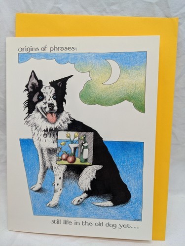 Simon Drew Dartmouth Get Well Soon Dog Pet Card - $19.80