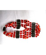 33" RED EVIL EYE & MAGNETIC HEMATITE BEADED STRAND WRAP BRACELET OR NECK... - €6,00 EUR 33" RED EVIL EYE & MAGNETIC HEMATITE BEADED STRAND WRAP BRACELET OR NECK... - €6,00 EUR