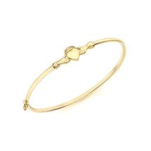 Carissima Gold 9 ct Yellow Gold Claddagh Bangle  - $1,805.00