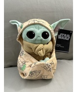 Disney Parks Star Wars Baby Grogu in a Hoodie Pouch Blanket Plush Doll NEW - £39.20 GBP