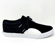 Supra Cuba Black White Mens Suede Skateboard Sneakers 08106 002 - £39.81 GBP+