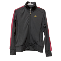 Kastel Womens Track Jacket Coat Black Waist Length Full Zip Pockets Coll... - £20.92 GBP