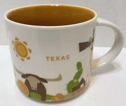 Starbucks Large Texas You Are Here Coffee Tea Cup Mug 14 fl oz 2015 - £11.55 GBP