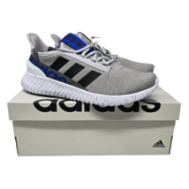 Adidas Kaptir 2.0 Men&#39;s Size 9 Gray Lace Up Running Sneaker Shoes HR0345 New - £38.73 GBP
