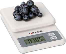 Compact Digital Scale From Taylor Precision Products (White). - £26.49 GBP