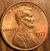 1977 Usa Lincoln Memorial Small Cent Penny Coin - £0.99 GBP