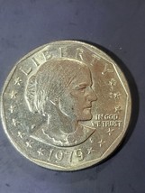 1979D Susan B Anthony $1 One Dollar Coin. DDO Error Double Die Error - £5.45 GBP