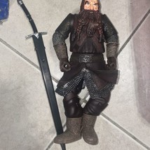 Lord of the Rings / 8 1/2&quot; Gimli  figure / Marvel 2003 Not complete - $9.90