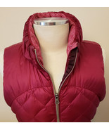 Lululemon Goose Down Quilted Puffer Vest Size - M Burgundy - £62.76 GBP