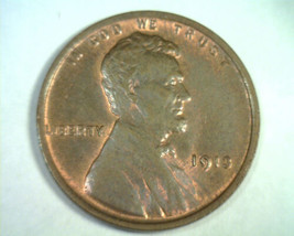 1913 LINCOLN CENT PENNY CHOICE UNCIRCULATED BROWN CH. UNC. BN NICE ORIGI... - $74.00