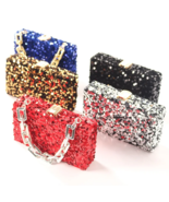 Sequins Evening clutch Handbag - £43.76 GBP