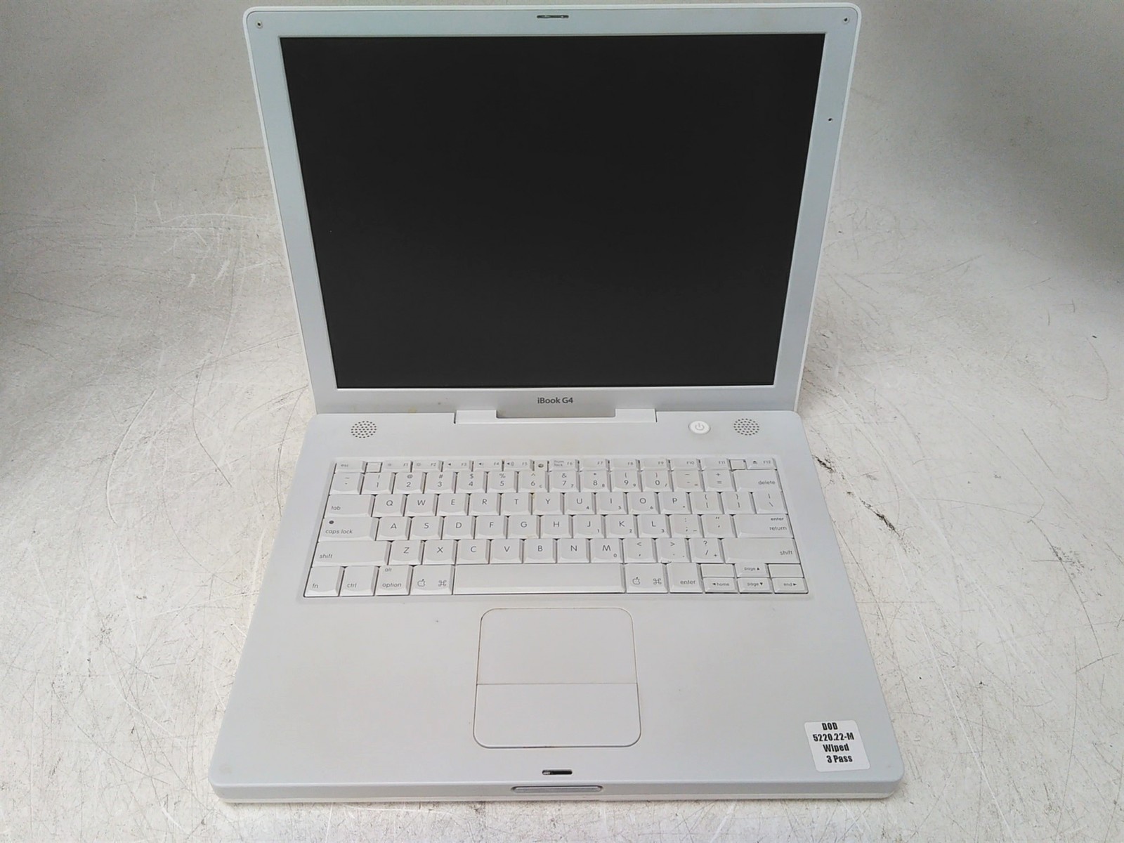 Apple iBook G4 2005 A1134 PowerPC G4 1.42GHz 512MB 60GB OSX Tiger NO PSU - $117.81