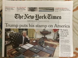 New York Times International Edition Trump 22 Jan 2024 - $21.78